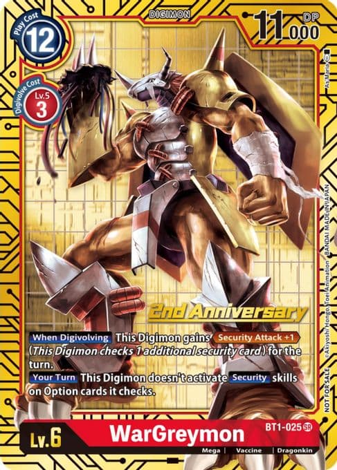 WarGreymon (2nd Anniversary Card Set)