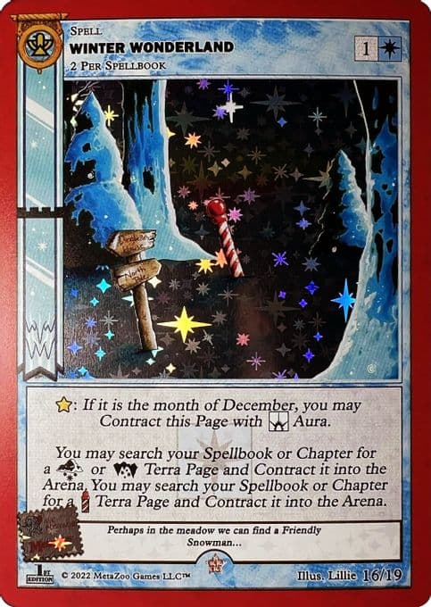 Winter Wonderland (First Edition)