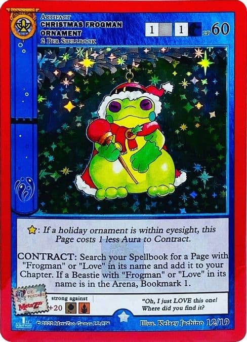 Christmas Frogman Ornament (First Edition)