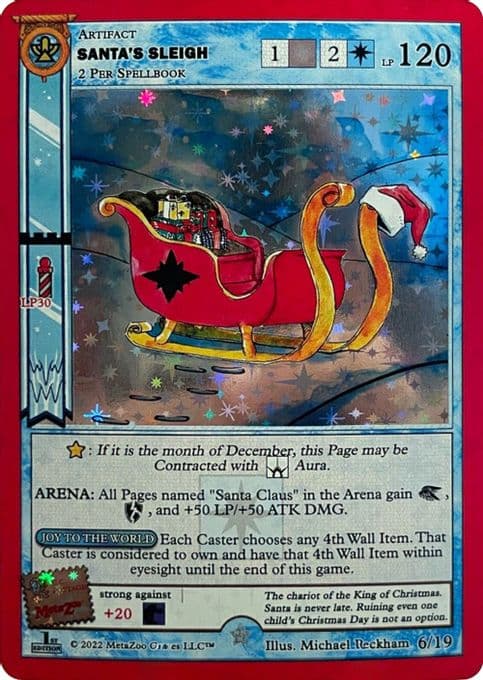 Santa's Sleigh (First Edition)