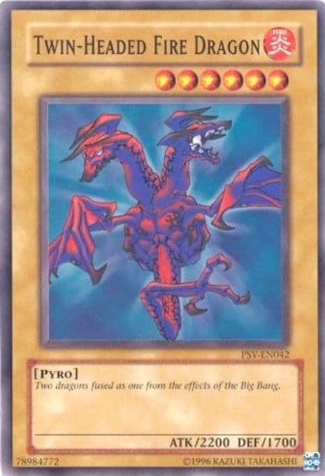 Twin-Headed Fire Dragon