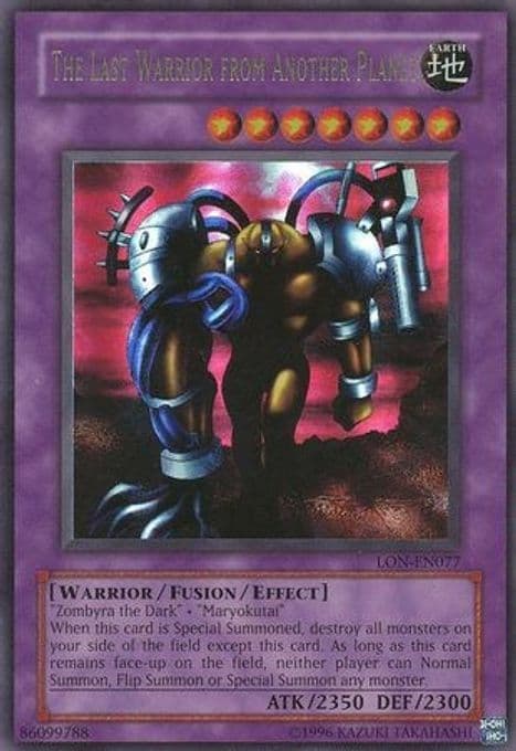 The Last Warrior from Another Planet
