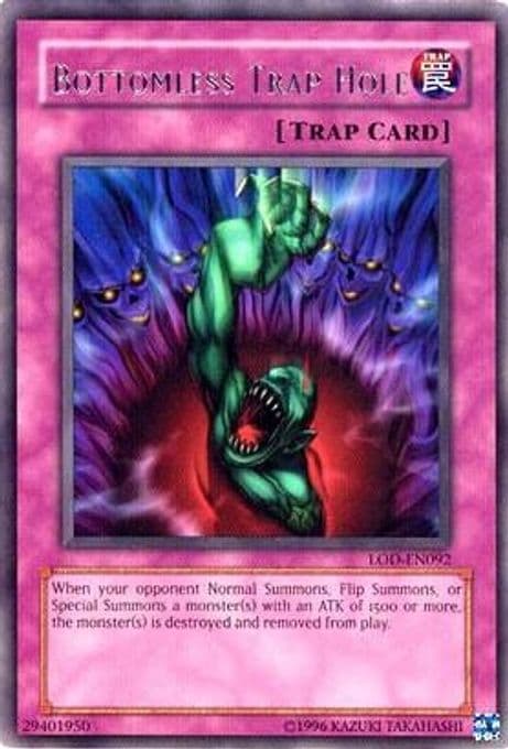 Bottomless Trap Hole