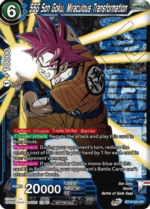SSG Son Goku, Miraculous Transformation (Championship 2022 Celebration Pack)