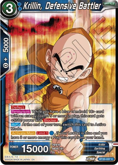 Krillin, Defensive Battler