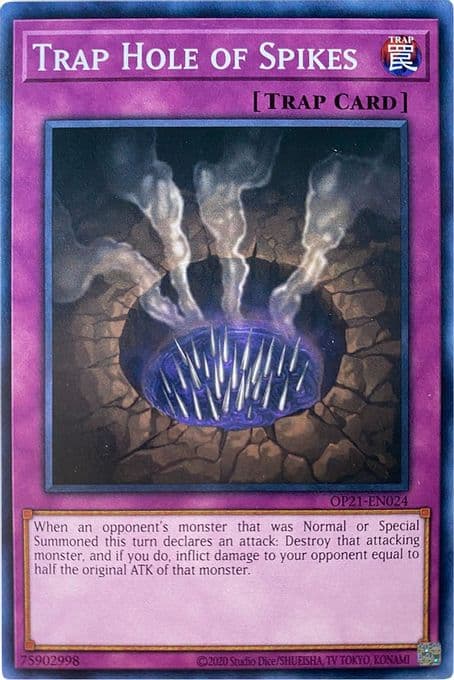 Trap Hole of Spikes