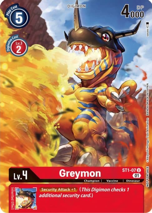 Greymon - ST1-07 (Dimensional Phase Pre-Release)
