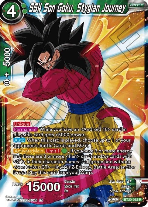 SS4 Son Goku, Stygian Journey