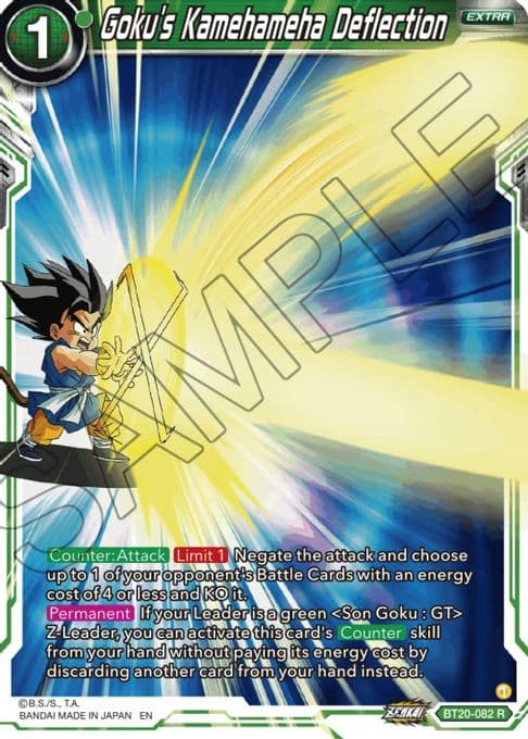 Goku's Kamehameha Deflection