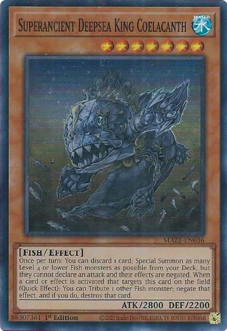 Superancient Deepsea King Coelacanth