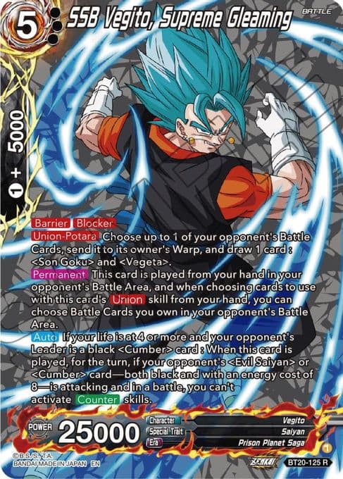 SSB Vegito, Supreme Gleaming (Silver Foil)