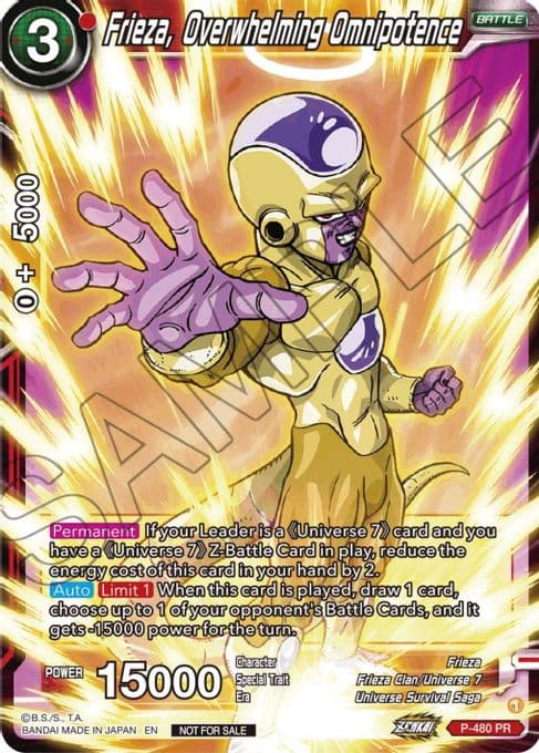 Frieza, Overwhelming Omnipotence (Zenkai Series Tournament Pack Vol.3)