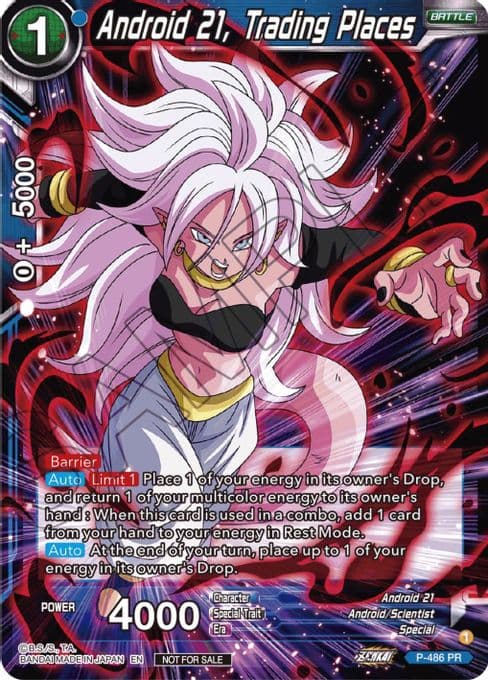 Android 21, Trading Places (Zenkai Series Tournament Pack Vol.3)