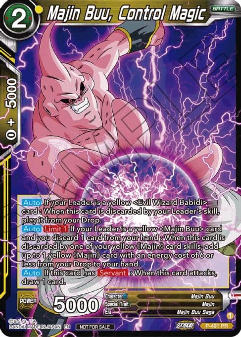 Majin Buu, Control Magic (Zenkai Series Tournament Pack Vol.3)