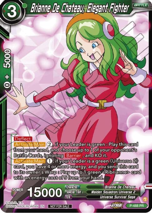 Brianne De Chateau, Elegant Fighter (Zenkai Series Tournament Pack Vol.3)