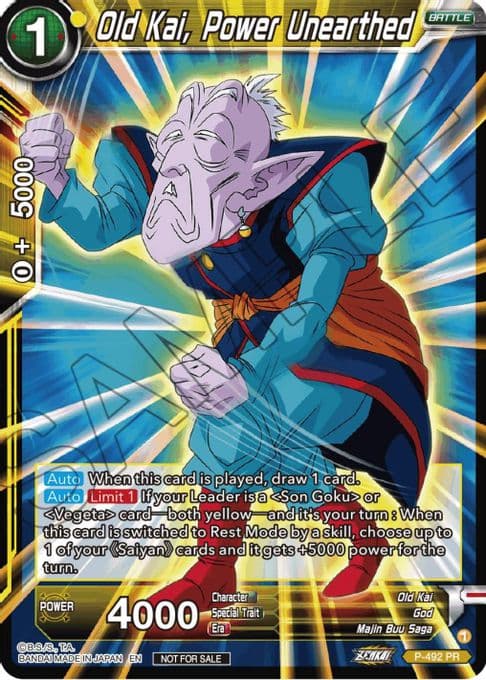 Old Kai, Power Unearthed (Zenkai Series Tournament Pack Vol.3)