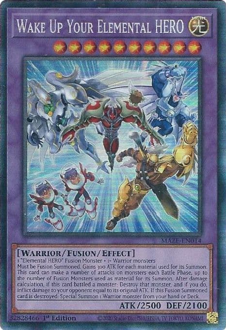 Wake Up Your Elemental HERO (CR)