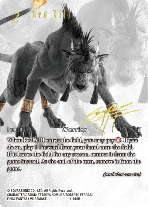 Red XIII (Noir Promo)