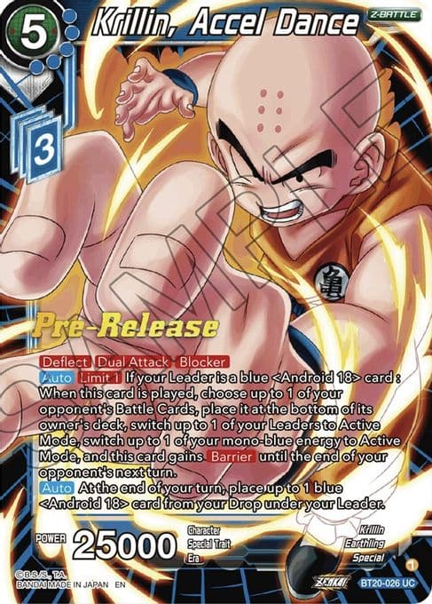 Krillin, Accel Dance