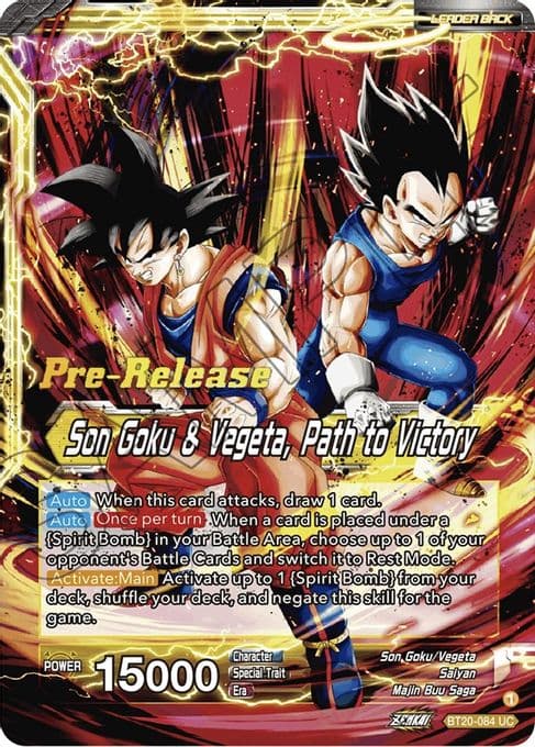 SS Vegito // Son Goku & Vegeta, Path to Victory