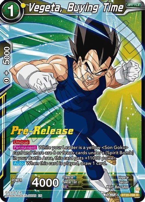 Vegeta, Buying Time