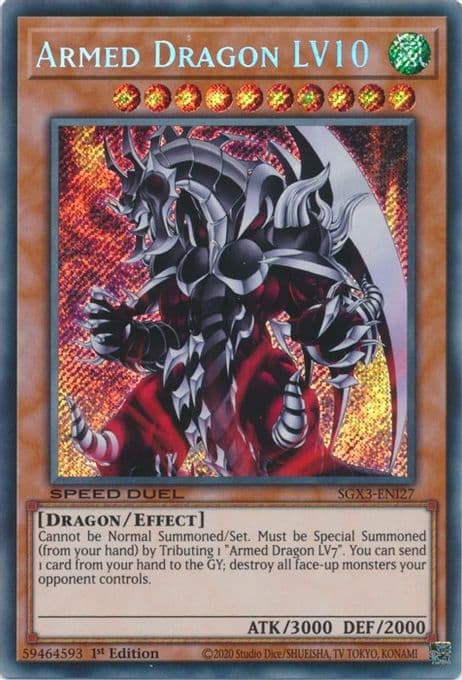 Armed Dragon LV10 (Secret Rare)