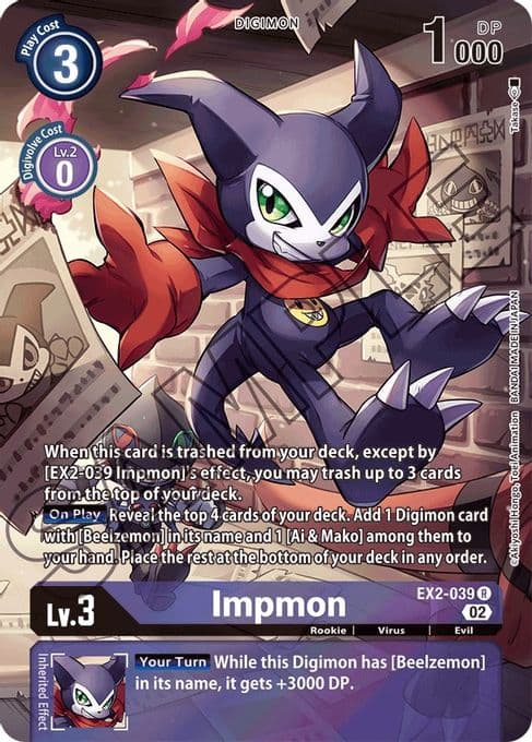 Impmon - EX2-039 (Alternate Art)