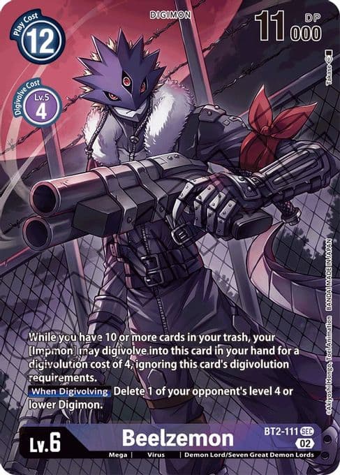 Beelzemon - BT2-111 (Alternate Art)
