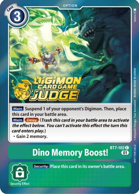 Dino Memory Boost! (Judge Pack 3)