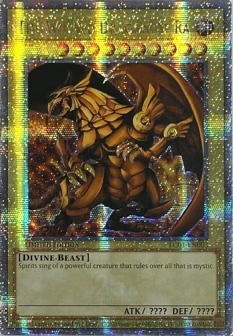 The Winged Dragon of Ra (Quarter Century Secret Rare)