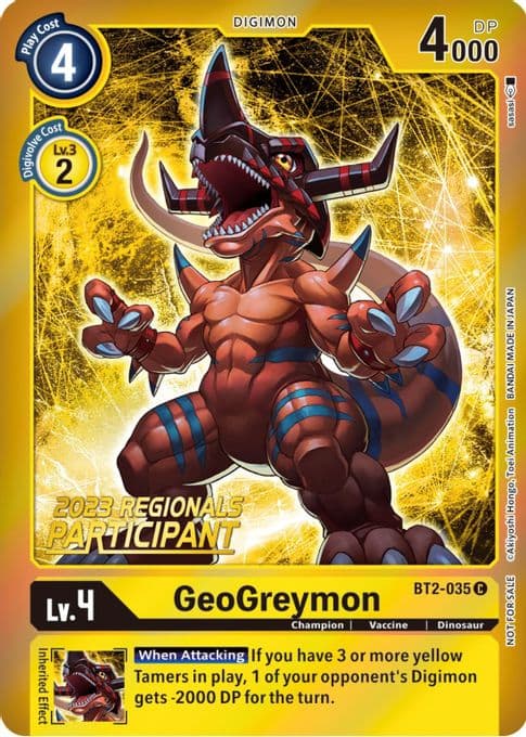 GeoGreymon (2023 Regionals Participant)