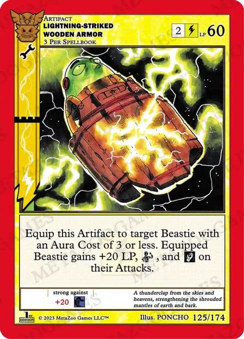 Lightning-Striked Wooden Armor