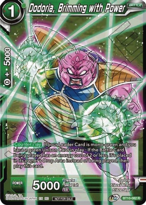 Dodoria, Brimming with Power (Championship Selection Pack 2023 Vol.1)