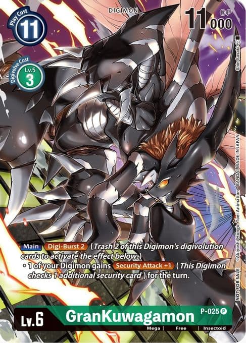 GranKuwagamon - P-025 (Winner Pack Across Time)