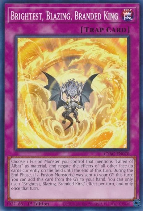 Brightest, Blazing, Branded King