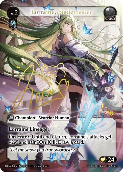 Lorraine, Blademaster (CUR)