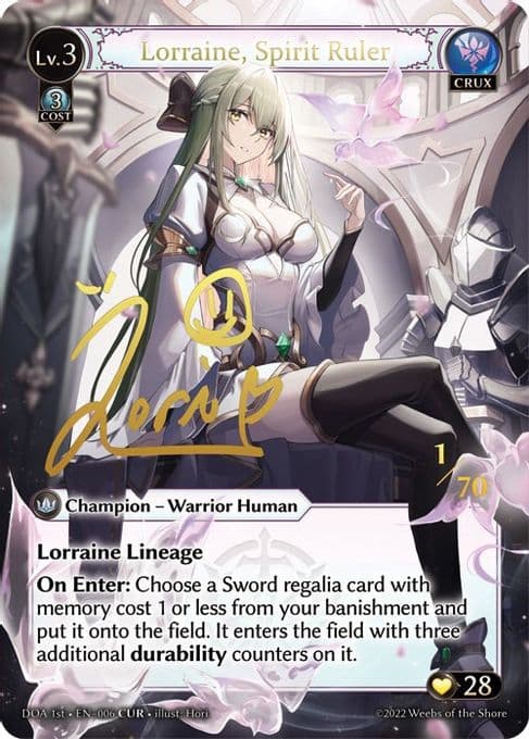 Lorraine, Spirit Ruler (CUR)