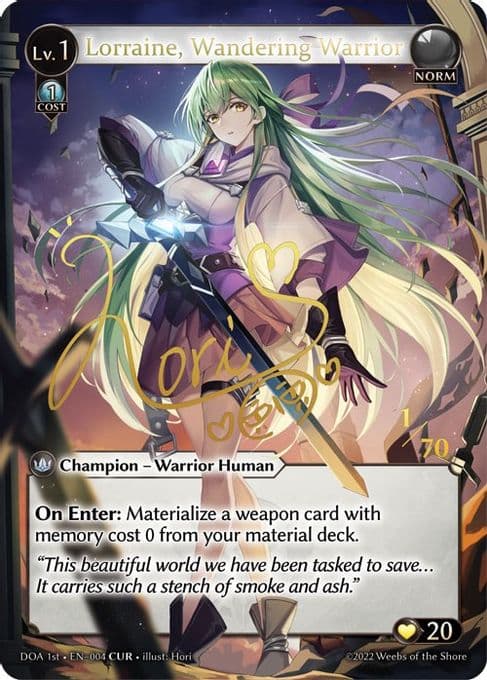 Lorraine, Wandering Warrior (CUR)