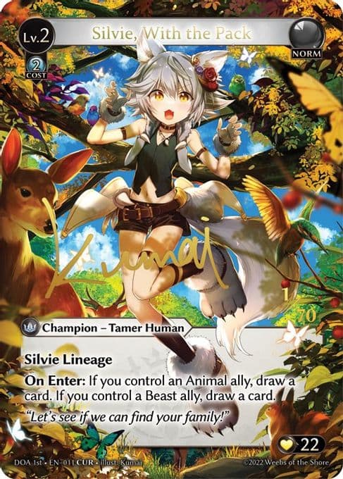 Silvie, With the Pack (CUR)