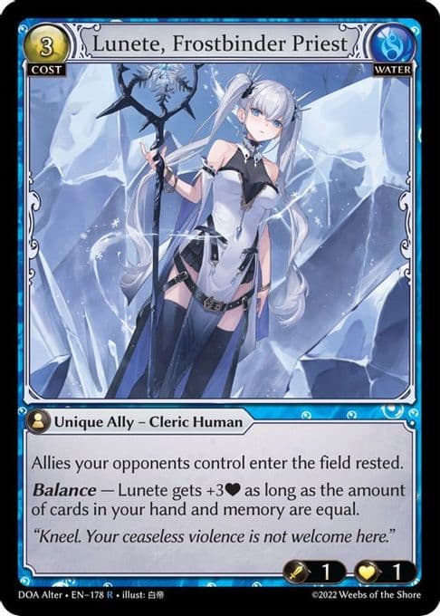 Lunete, Frostbinder Priest