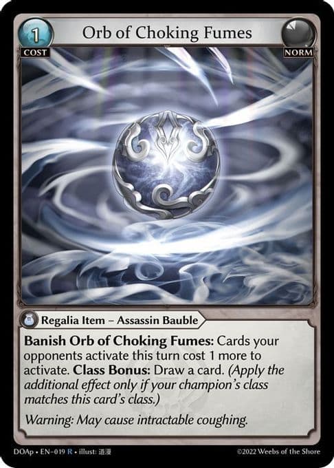 Orb of Choking Fumes