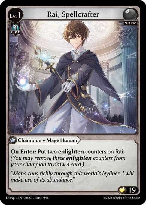 Rai, Spellcrafter