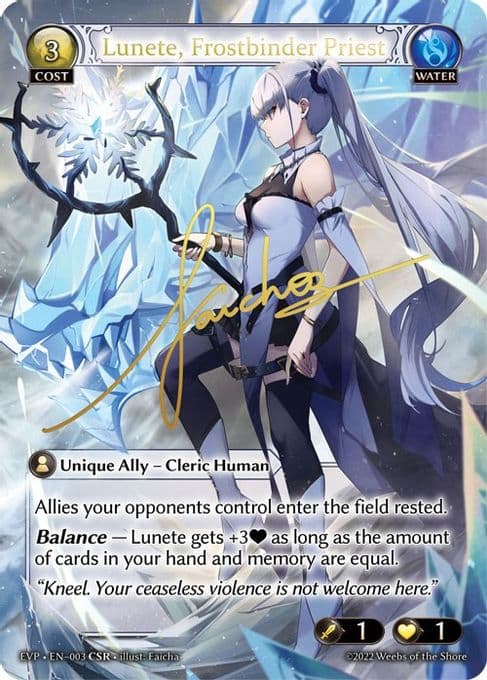 Lunete, Frostbinder Priest
