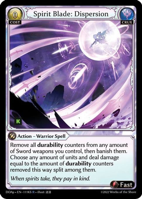 Spirit Blade: Dispersion (KS)