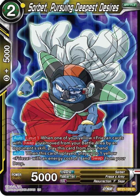 Sorbet, Pursuing Deepest Desires