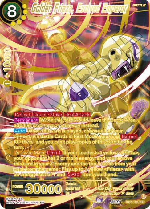 Golden Frieza, Evolved Emperor (SPR)