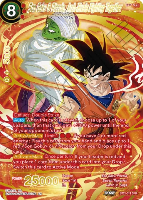 Son Goku & Piccolo, Arch-Rivals Fighting Together (SPR)