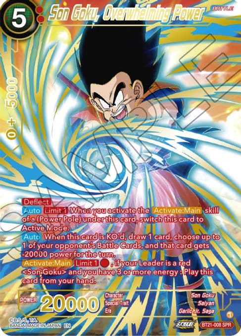 Son Goku, Overwhelming Power (SPR)