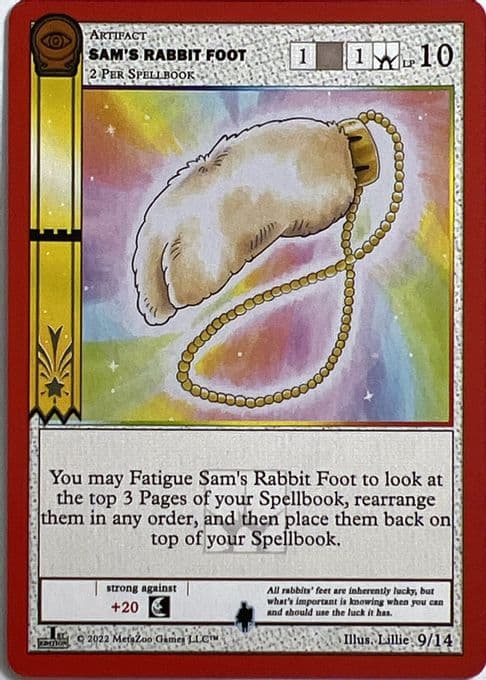 Sam's Rabbit Foot