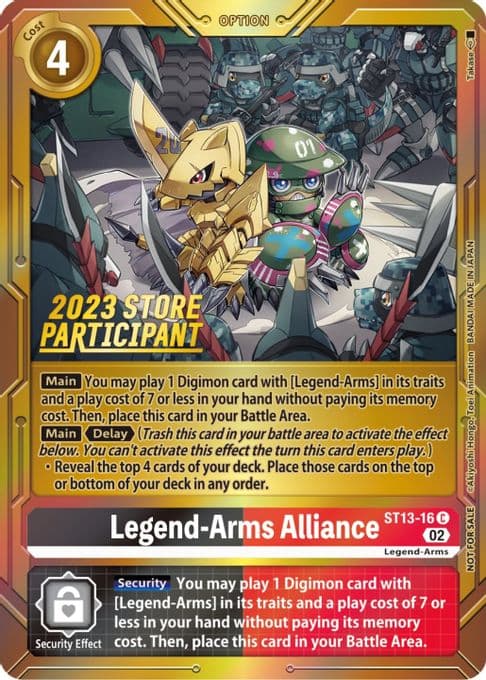 Legend-Arms Alliance (2023 Store Participant)